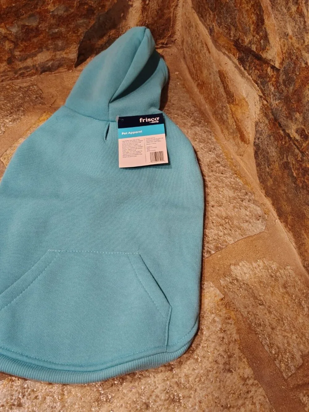 Frisco by Chewy Dog Cat Basic Hoodie Teal Size Medium Girl Boy Polyester Unisex